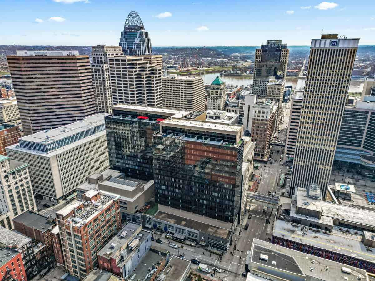 Cincinnati commercial real estate building, representing Ohio investment property eligible for a 1031 tax-deferred exchange.